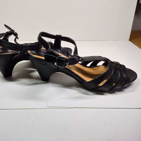 Strappy black sandal 8M - Picture 4 of 8